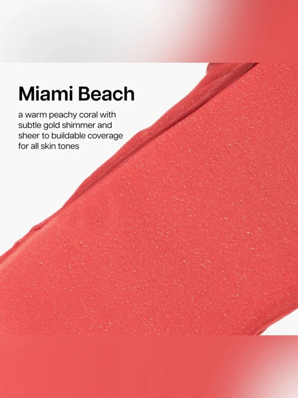 Jones Road Cream Blush – Miami Beach - Full size - New in box